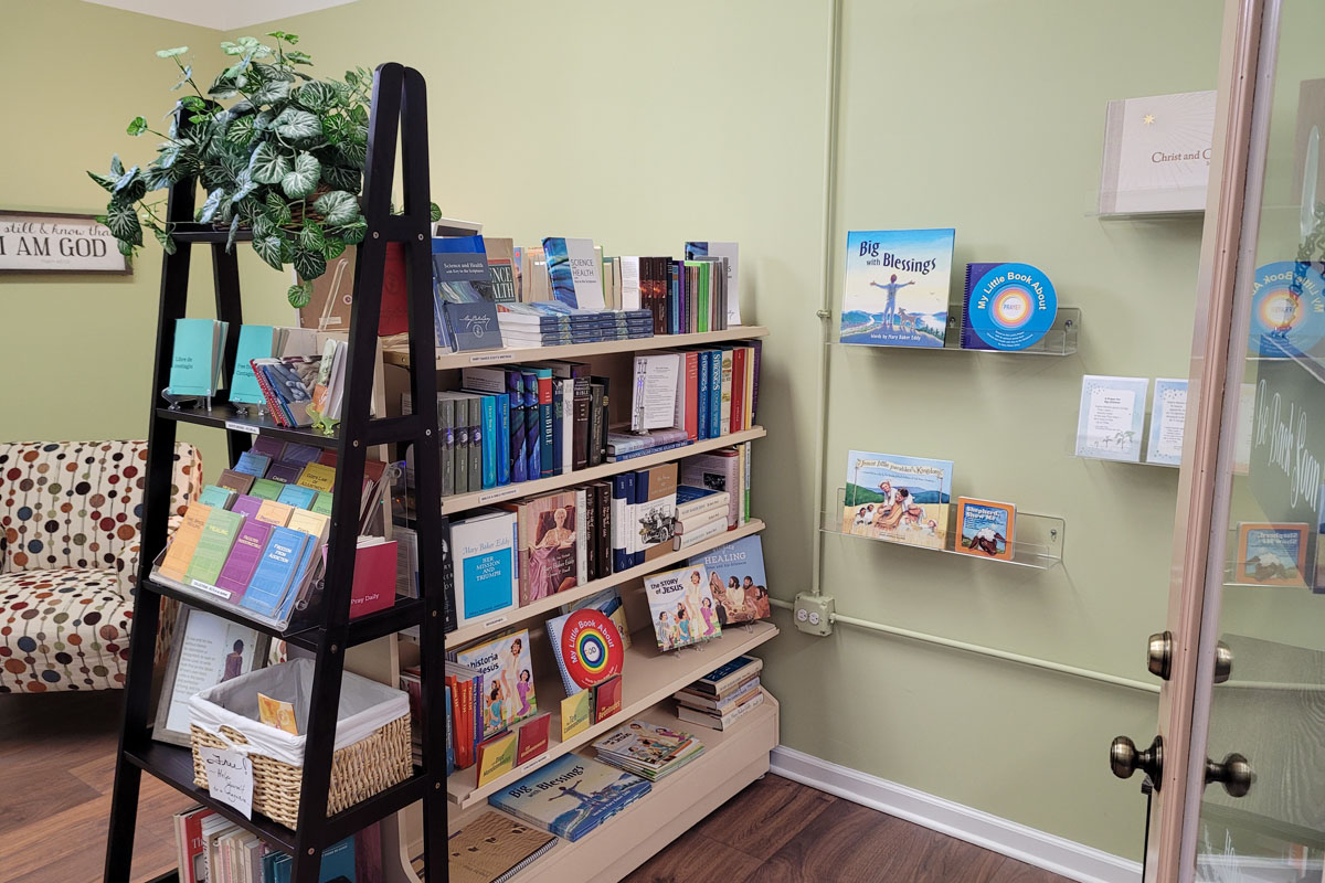 Inside the Christian Science Reading Room in Geneva IL